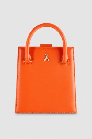 Patrizia Pepe Handbag With Shoulder Strap Orange | PHDMLY-143