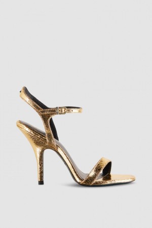 Patrizia Pepe Heeled Leather Sandals Y459 | VXYKNR-365