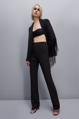 Patrizia Pepe High-waisted Slim Pants Schwarz | BGPCDI-948