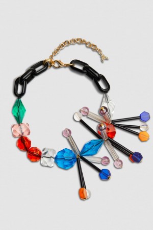 Patrizia Pepe Necklace With Techno Pop Fly Appliqué Mehrfarbig | VTGNRL-681