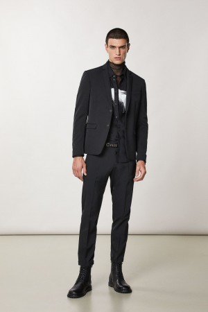 Patrizia Pepe Two-button Slim Fit Jacket Schwarz | ITOKXN-524