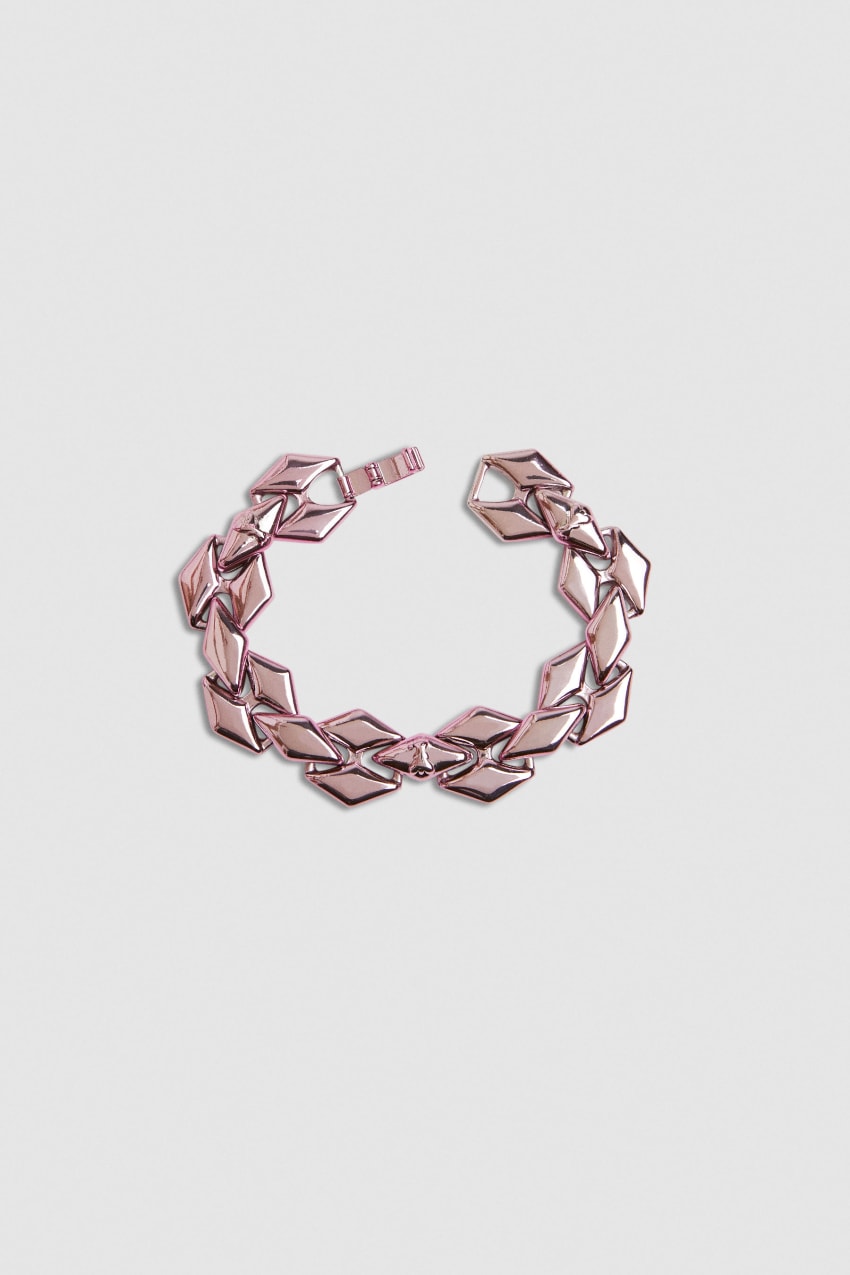 Patrizia Pepe Bracelet With Personalized Links And Micro Fly Rosa | HFABYI-356