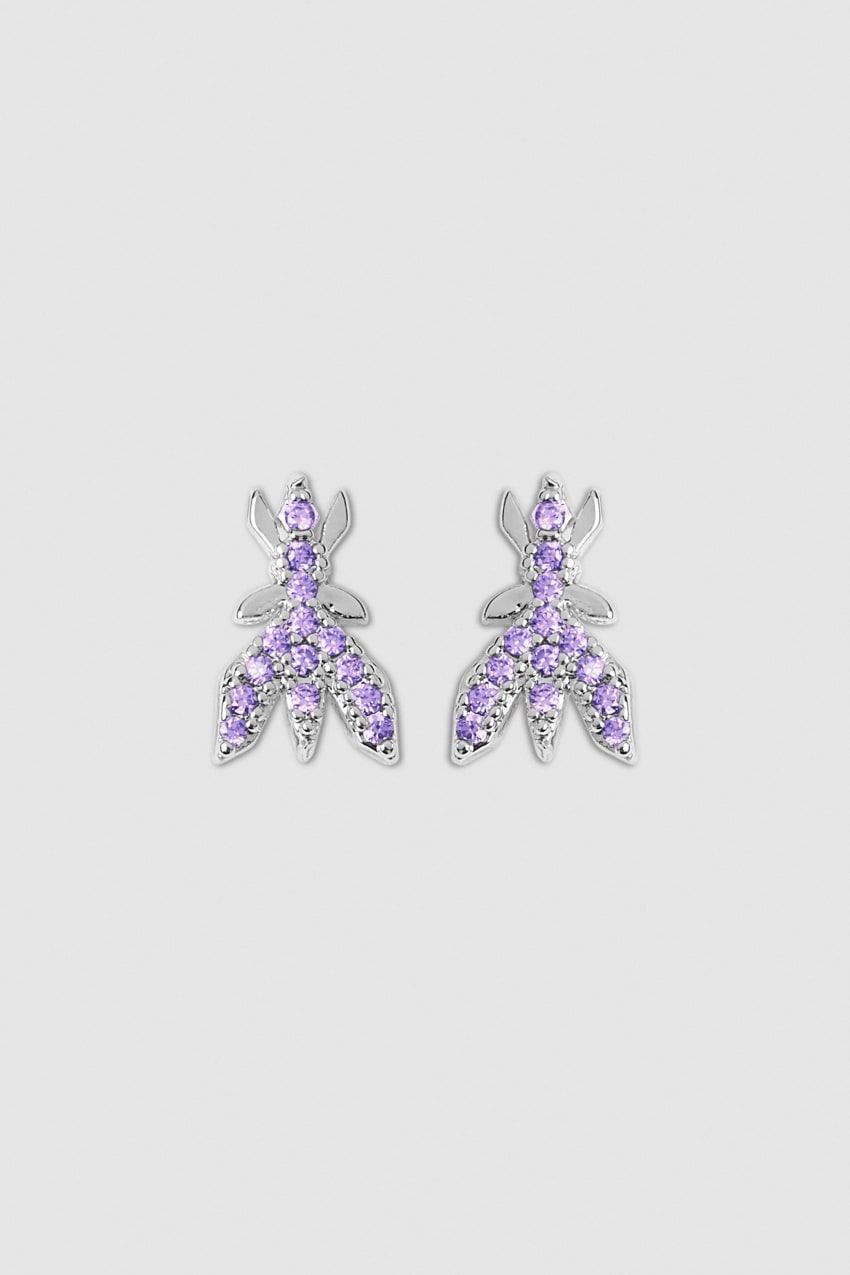 Patrizia Pepe Brass Earrings Rosa | DJKZCL-075