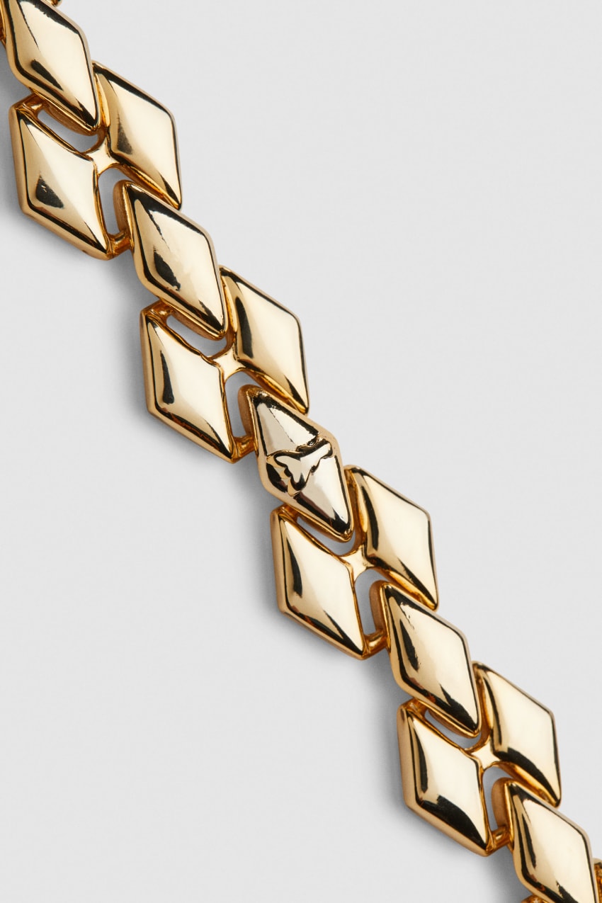 Patrizia Pepe Brass Link Bracelet Gold | NUKFZX-209