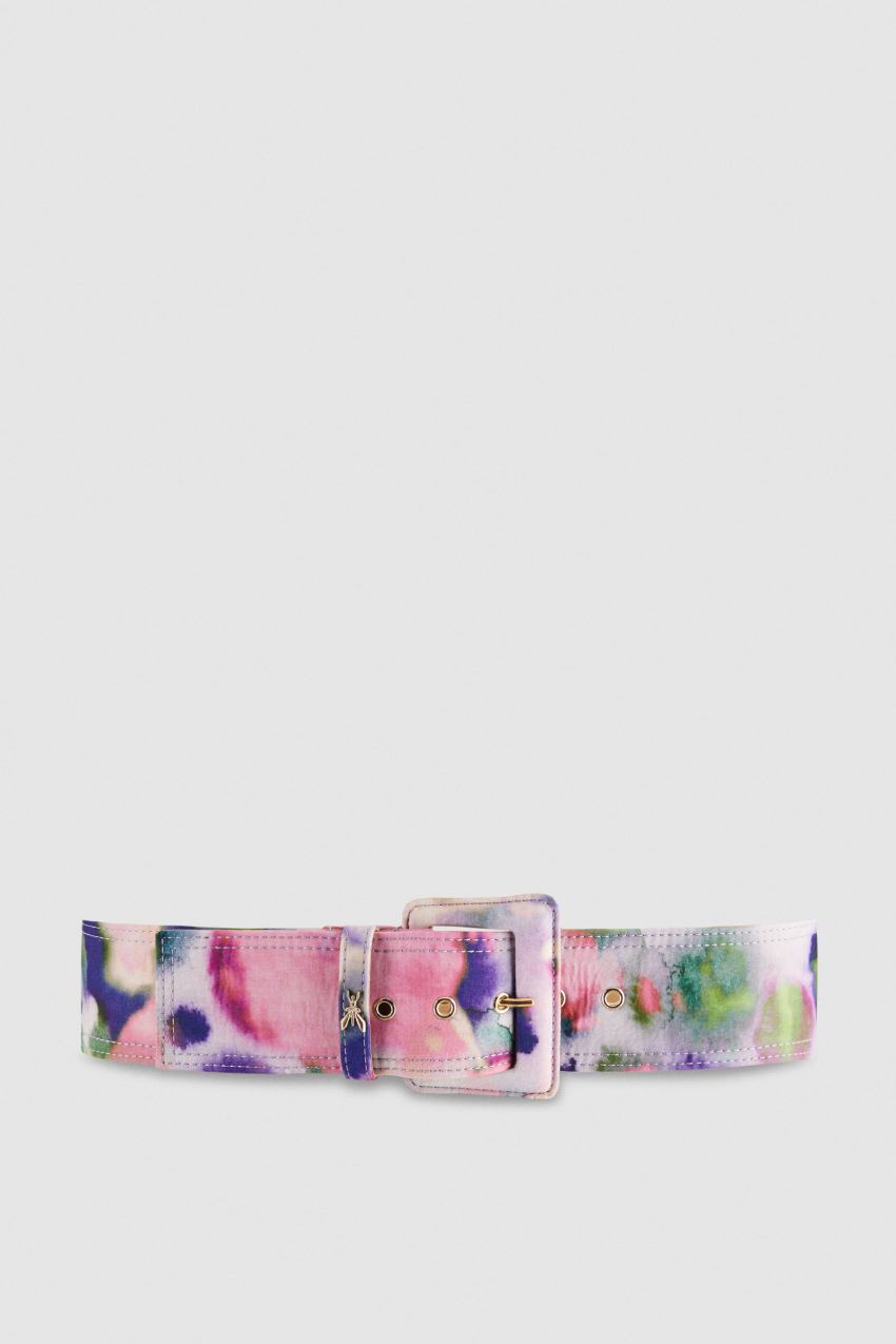 Patrizia Pepe Chiffon High-waist Belt Mehrfarbig | NRLMQH-351