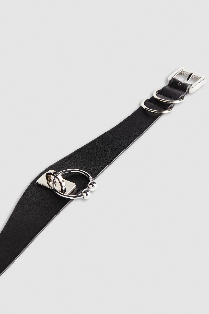 Patrizia Pepe Chocker With Piercing Schwarz | IJKXYO-564