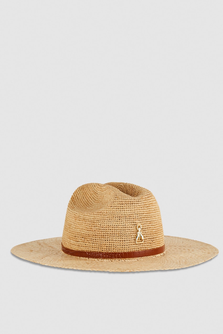 Patrizia Pepe Cowboy Hat With Leather Strap Weiß | ZSODYN-423