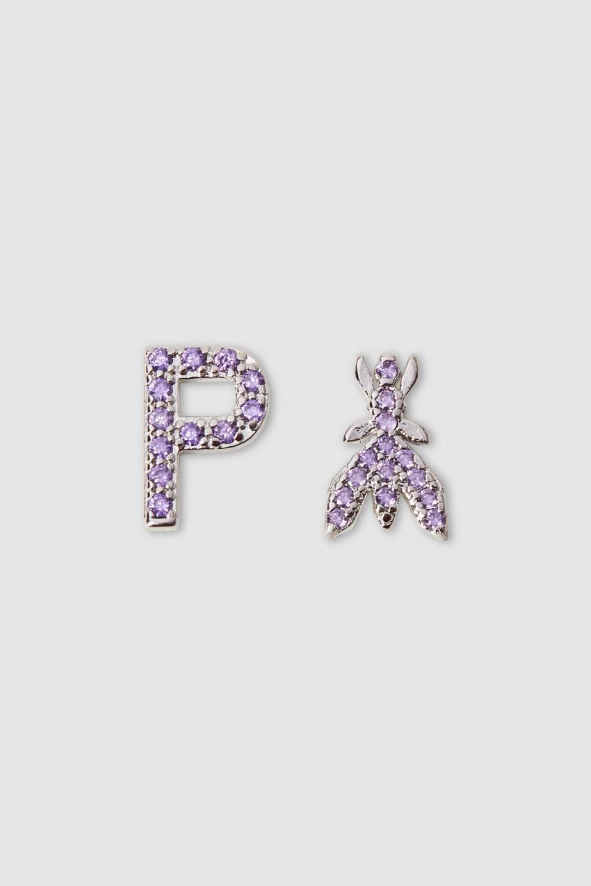 Patrizia Pepe Earrings With Rhinestones Rosa | XDYNFH-028