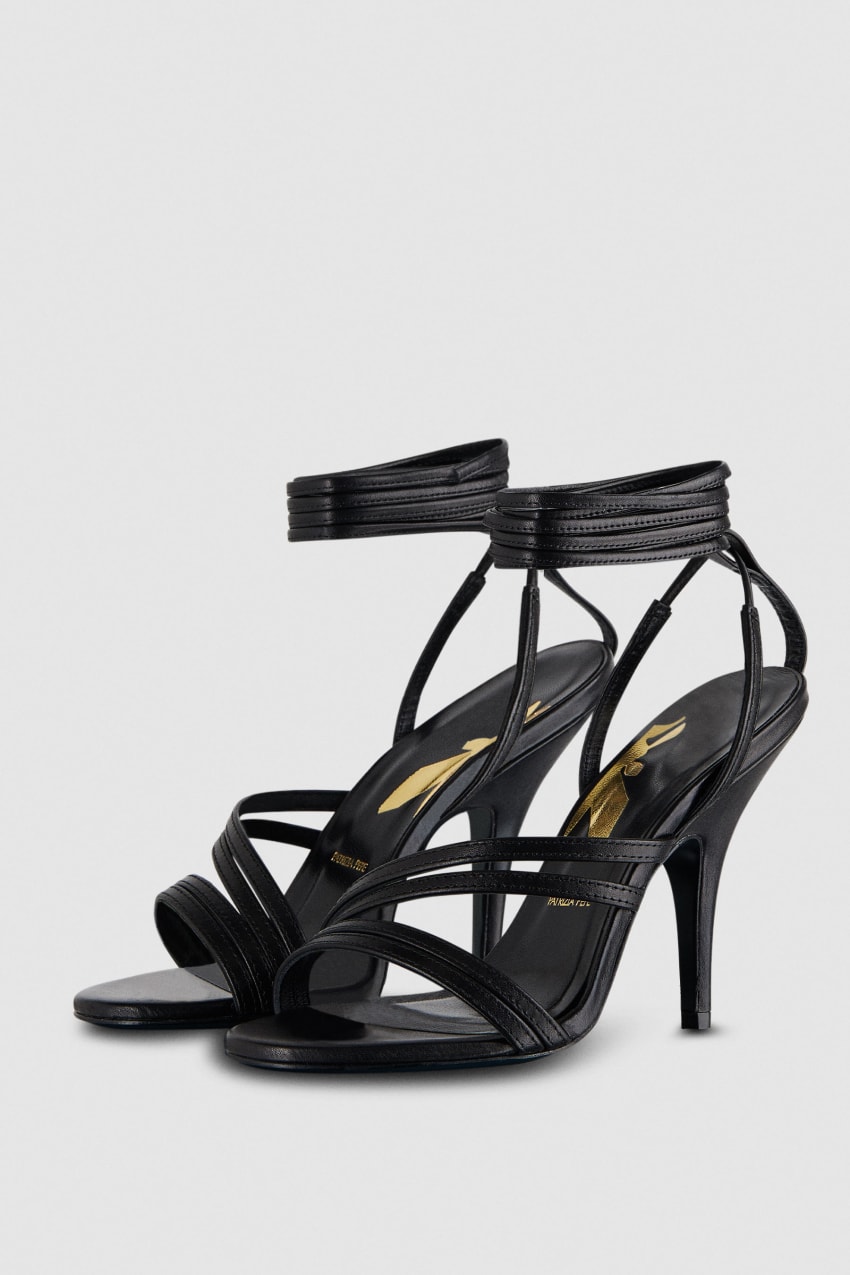 Patrizia Pepe Elegant Heeled Sandals Schwarz | ESVORG-496