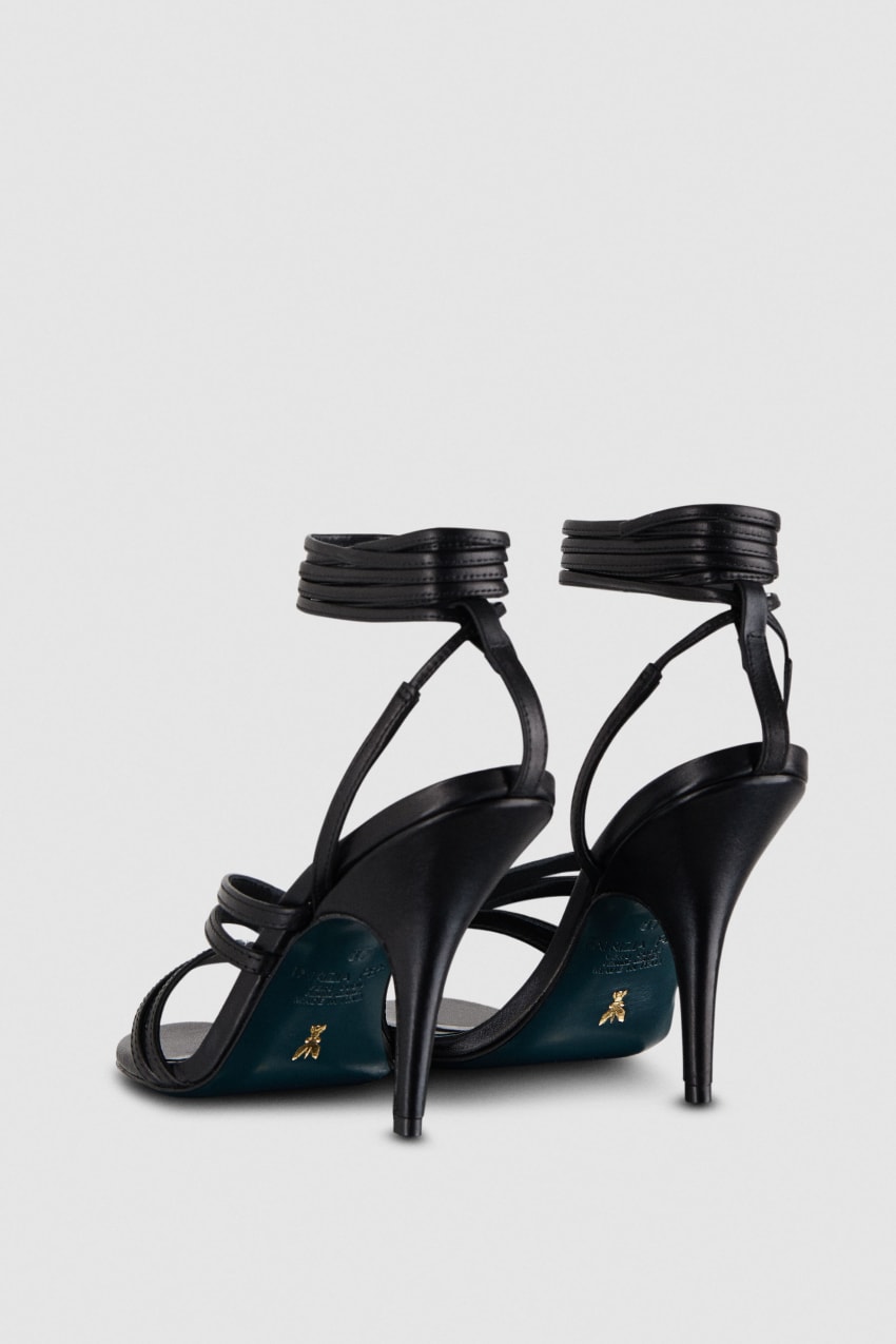 Patrizia Pepe Elegant Heeled Sandals Schwarz | ESVORG-496