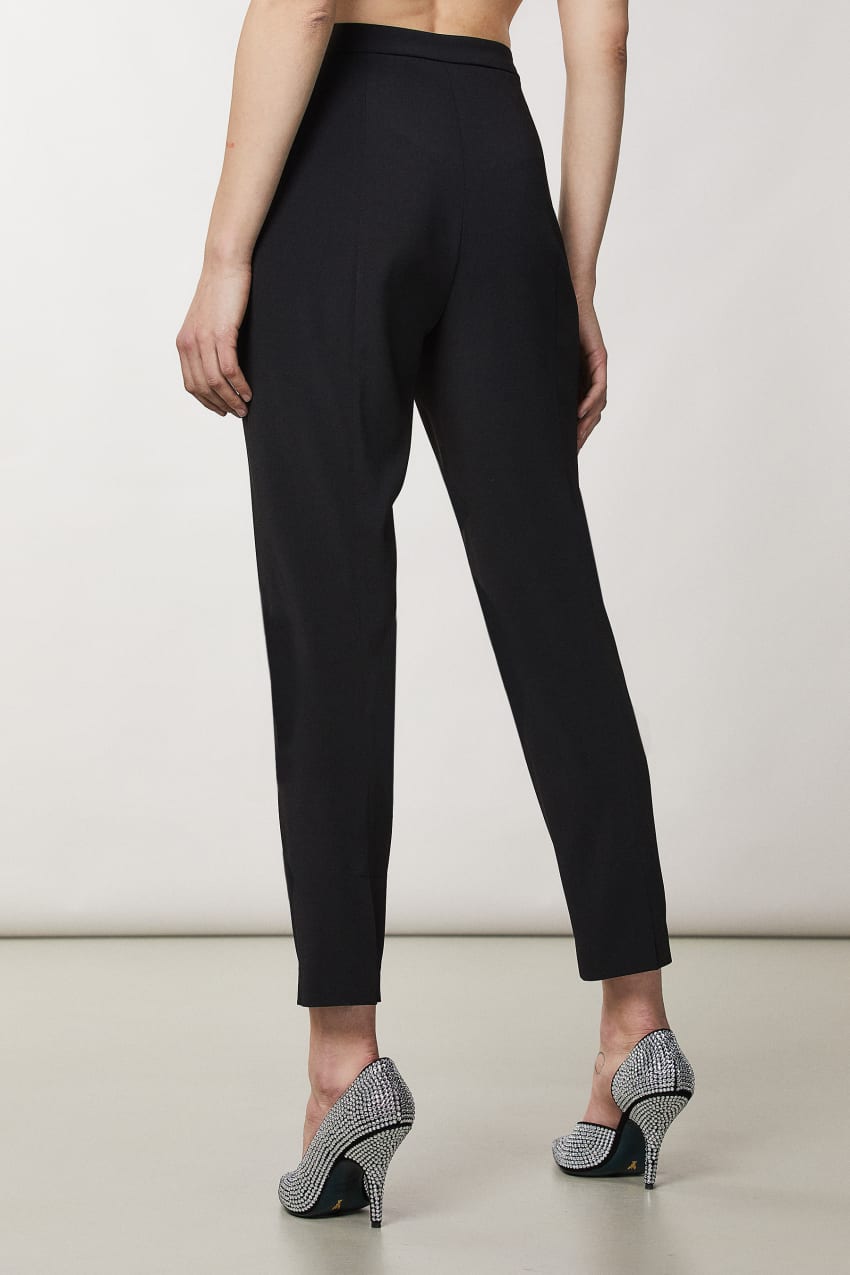 Patrizia Pepe Essential Cigarette Pants Schwarz | HTISDO-732