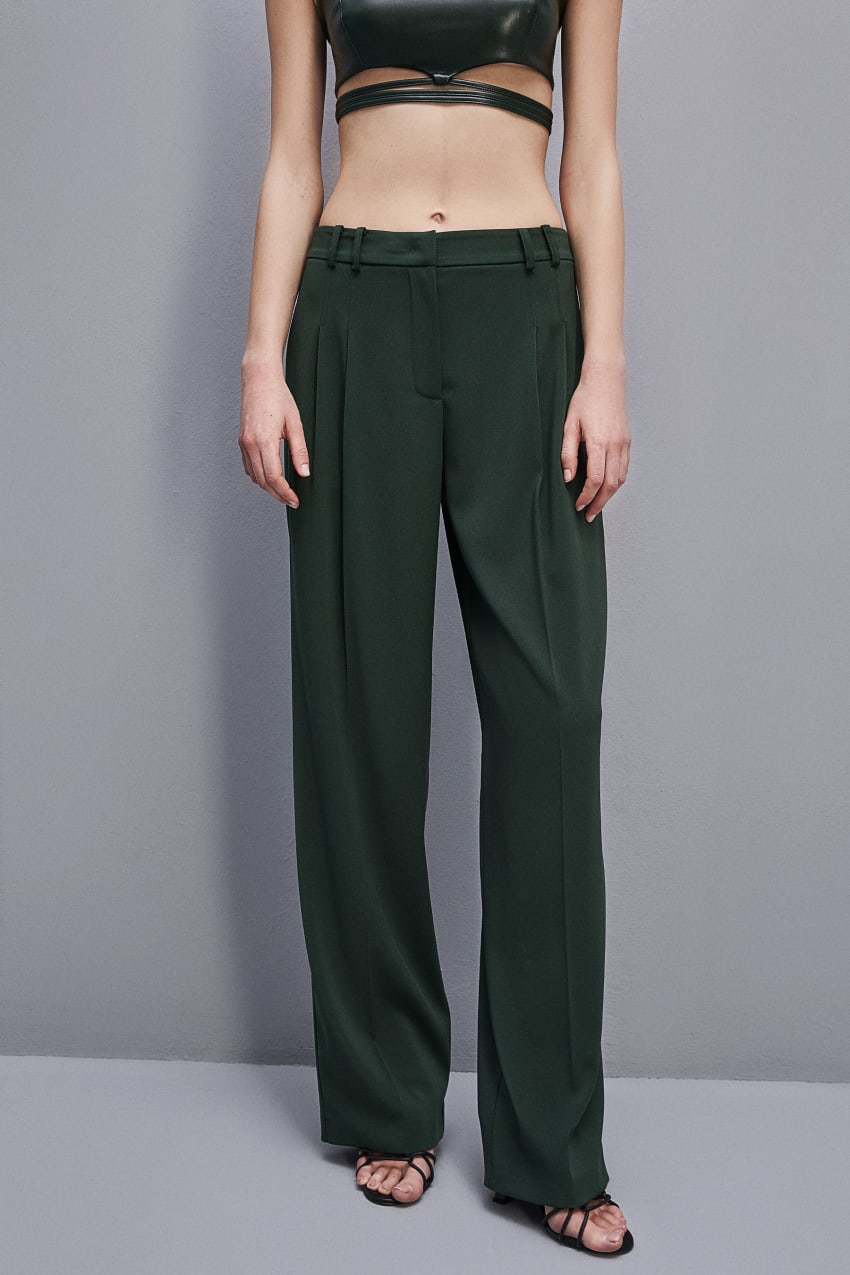 Patrizia Pepe Essential Crepe Pants Grün | FNWUIZ-168