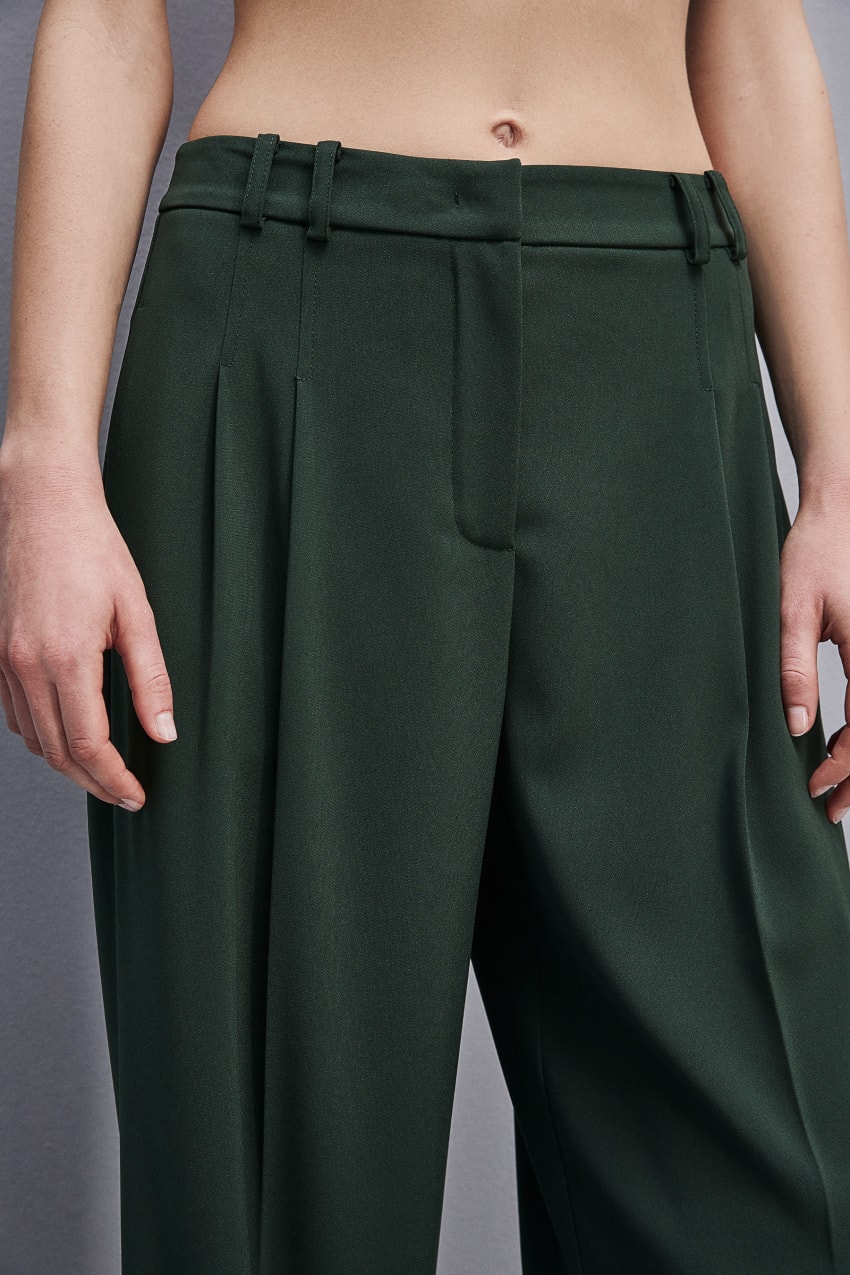 Patrizia Pepe Essential Crepe Pants Grün | FNWUIZ-168