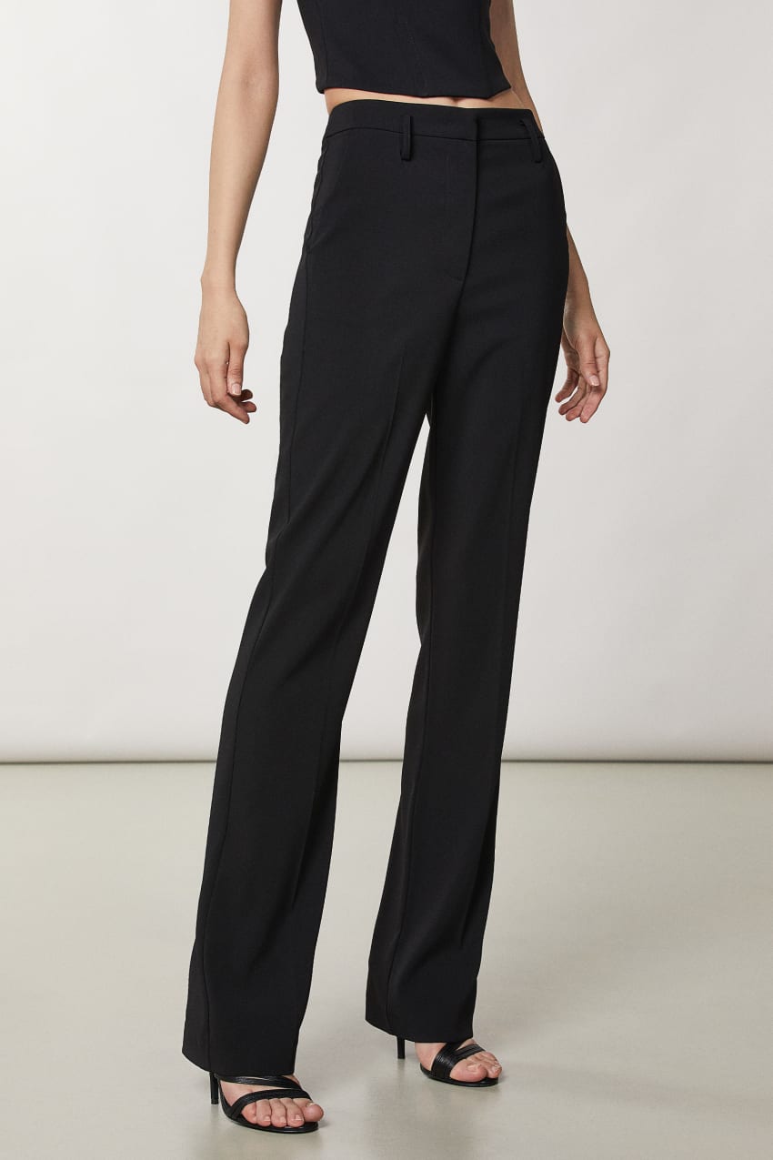 Patrizia Pepe Essential Crepe Pants Schwarz | CDPNXU-893