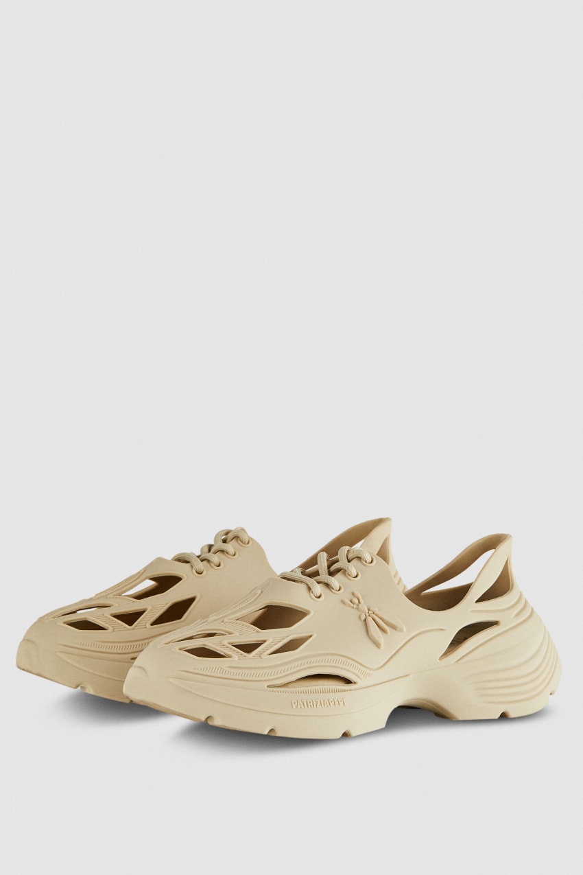 Patrizia Pepe Gummy Pepe Sneakers Beige | CIZRYV-834