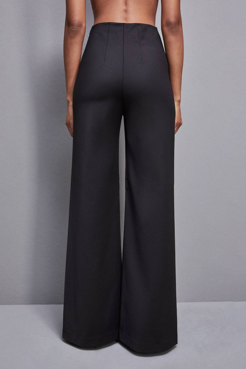 Patrizia Pepe High-waisted Palazzo Pants Schwarz | NHVSJR-379