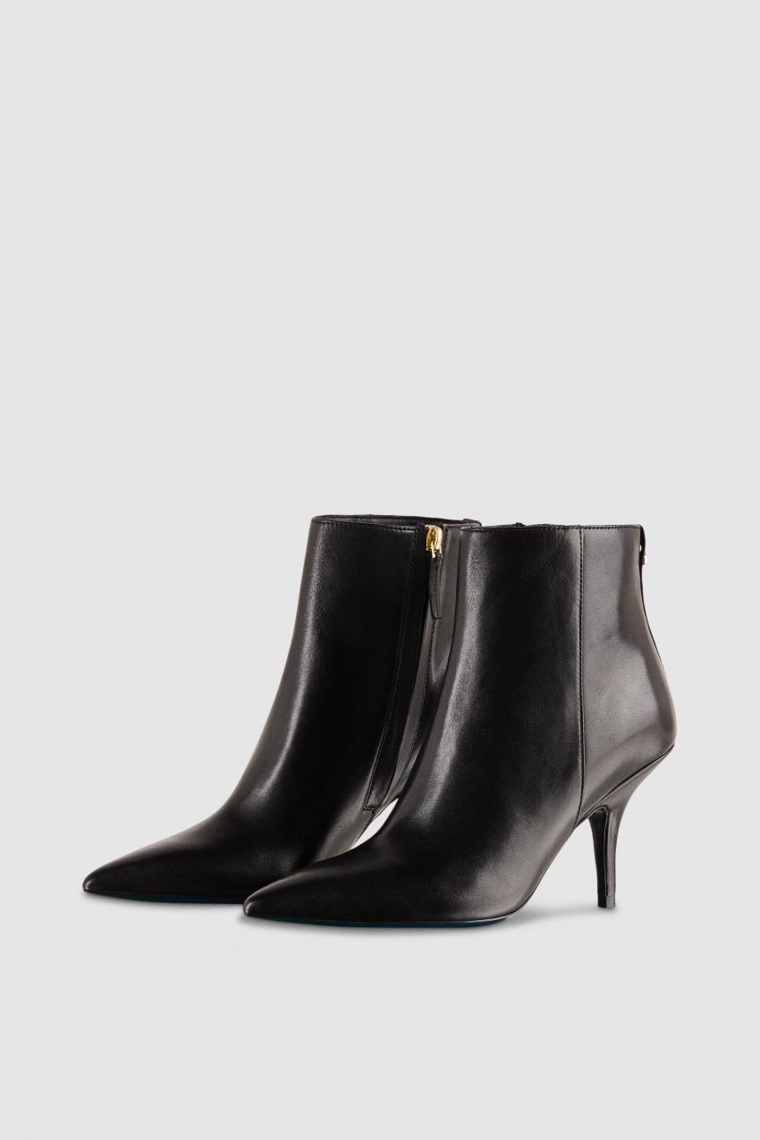 Patrizia Pepe Leather Ankle Boots Schwarz | AWNPBQ-864