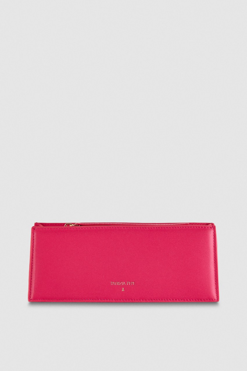 Patrizia Pepe Leather Shoulder Pocket Bag Rosa | PUHLRW-085