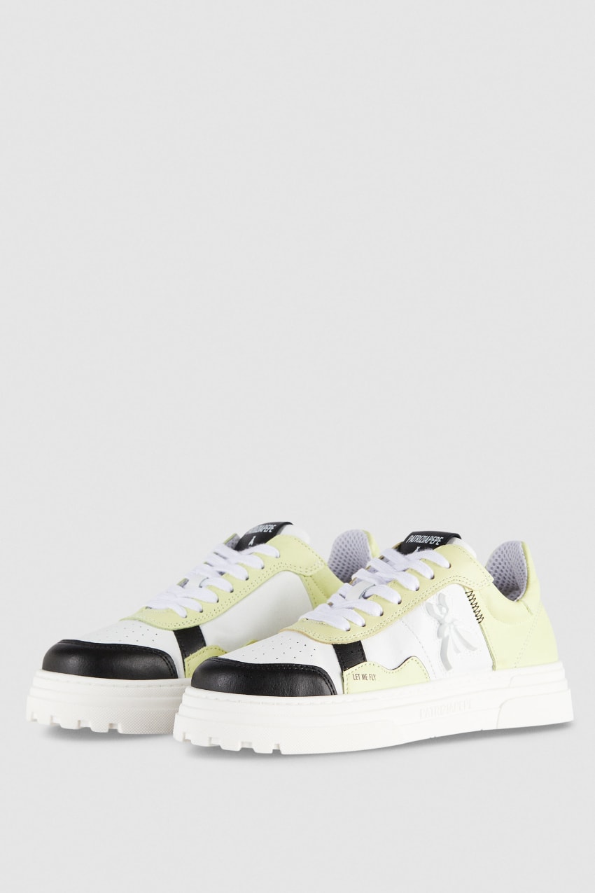 Patrizia Pepe Leather Sneakers Weiß | UGNAOL-103