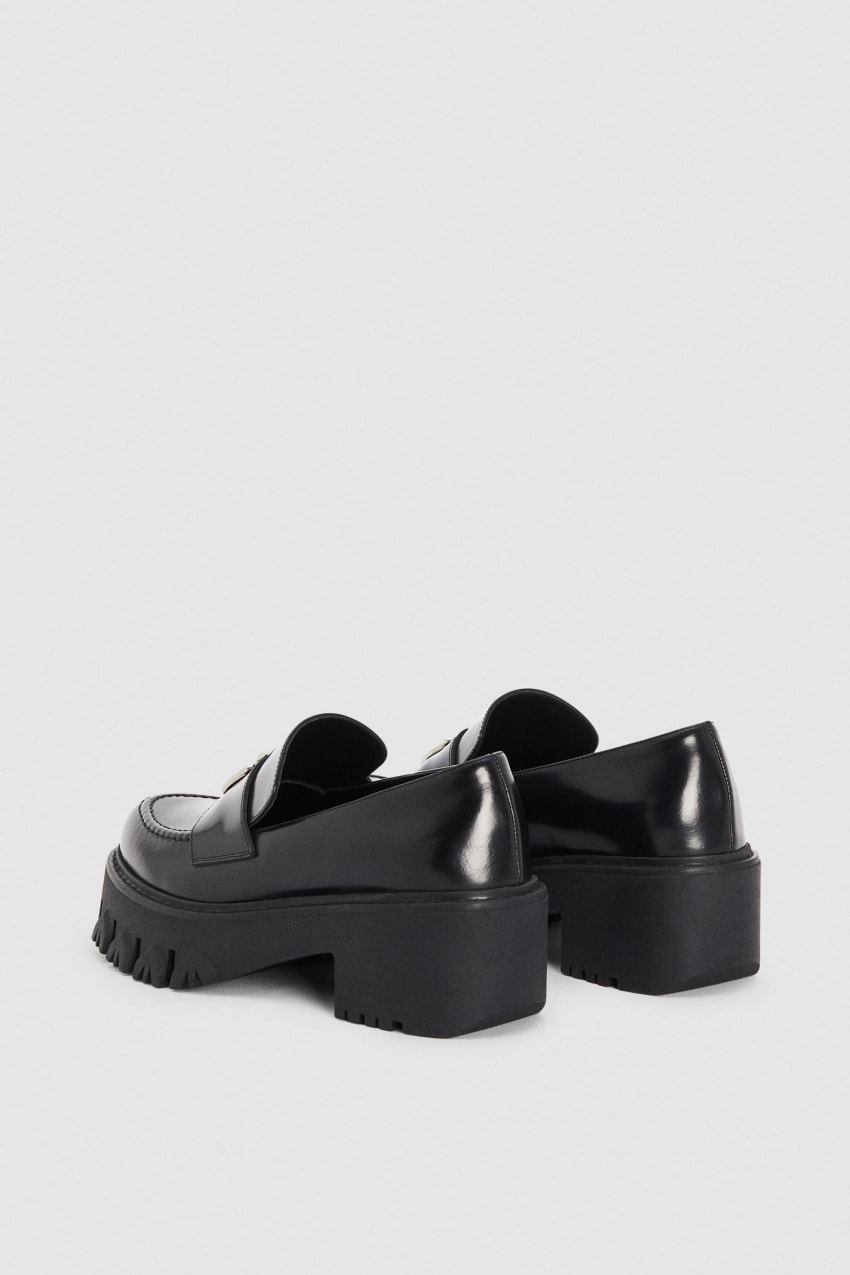 Patrizia Pepe Loafers Schwarz | QECAUY-956