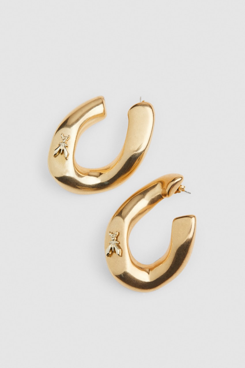 Patrizia Pepe Metal Earrings Gold | YQCUOH-287