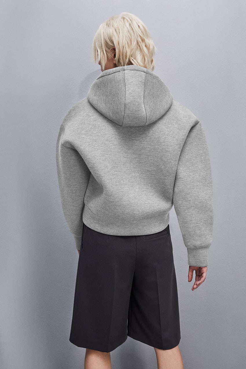 Patrizia Pepe Oversized Hoodie Grau | SQVUZY-185