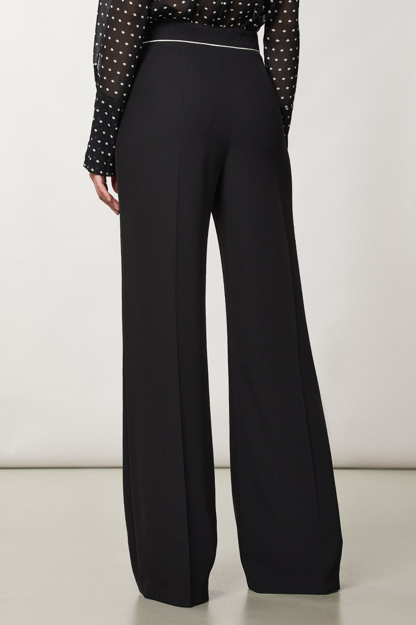 Patrizia Pepe Palazzo Pants Schwarz | UYPVCZ-897