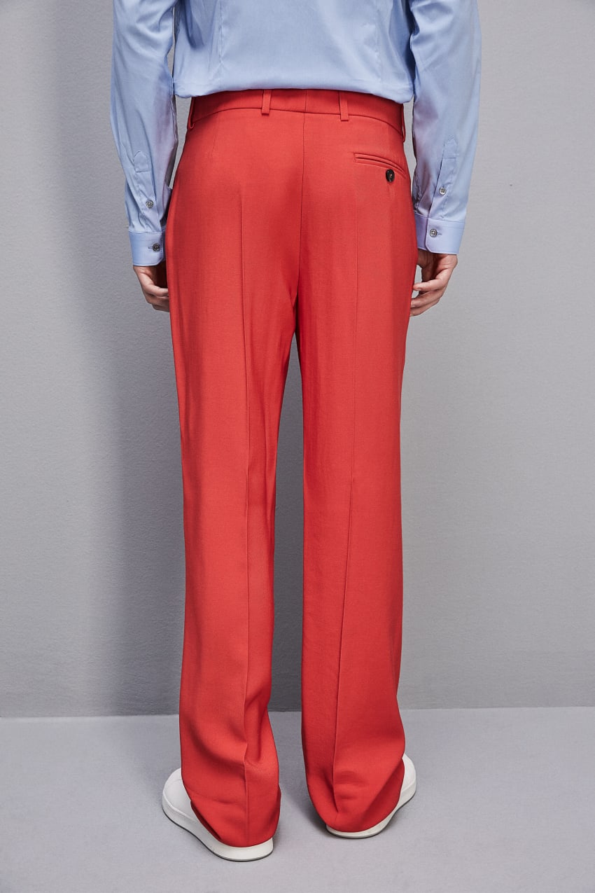 Patrizia Pepe Slim Fit Pants With French Pockets Rot | PNVSQZ-318