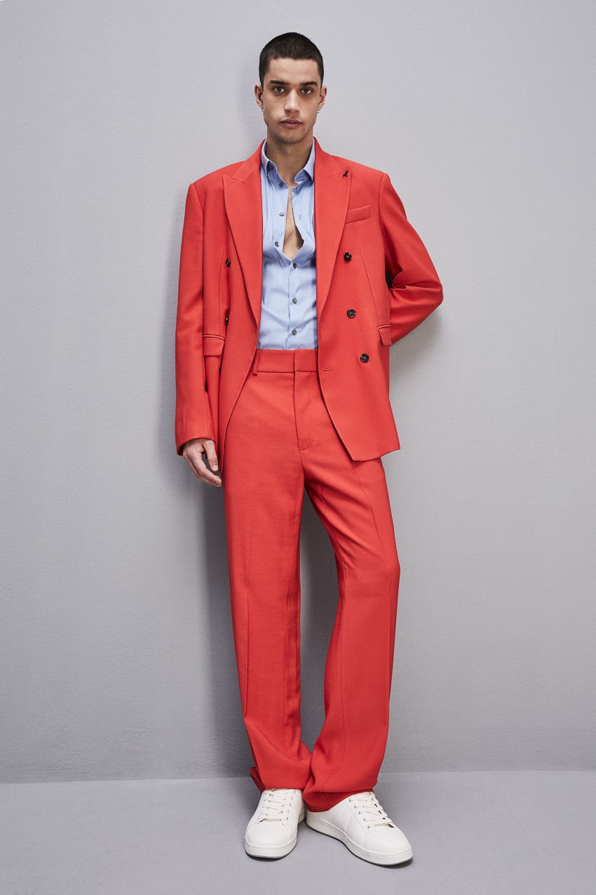 Patrizia Pepe Slim Fit Pants With French Pockets Rot | PNVSQZ-318