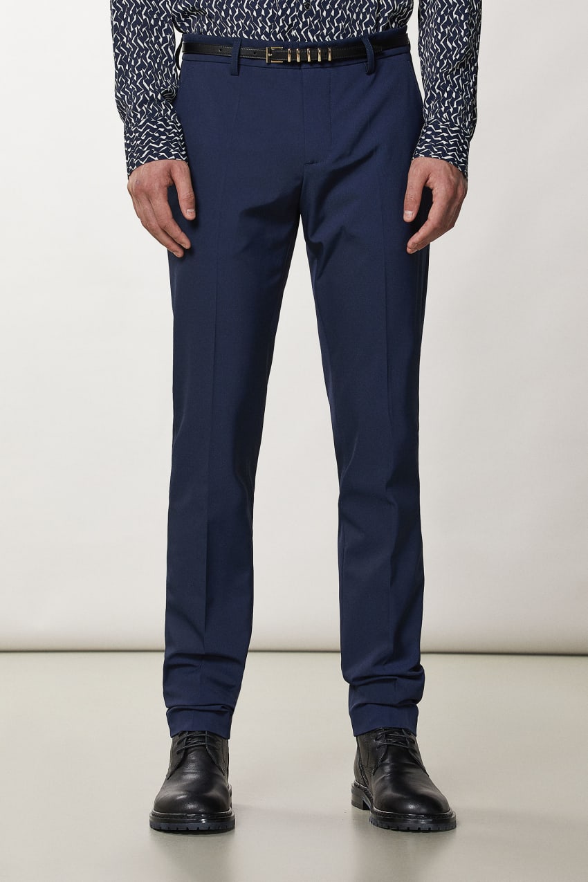 Patrizia Pepe Slim Gabardine Pants Blau | WRKCZN-923