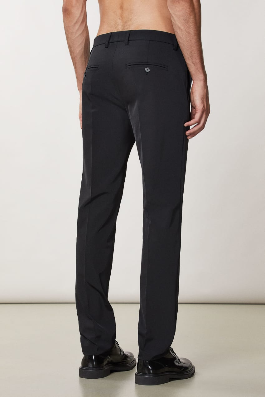 Patrizia Pepe Slim Gabardine Pants Schwarz | OEVSCJ-652