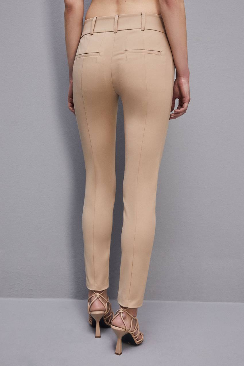 Patrizia Pepe Slim Pants Beige | LRZXFJ-146