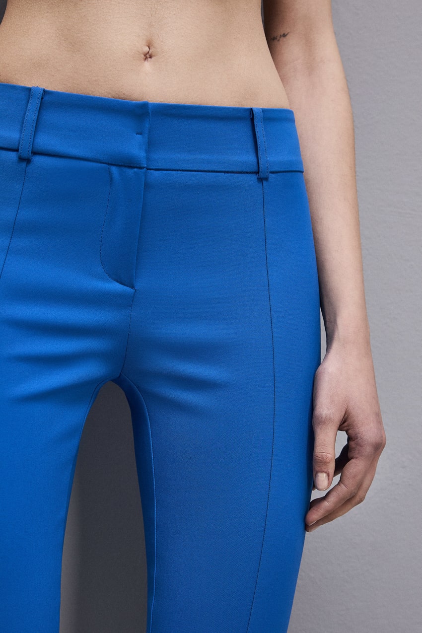 Patrizia Pepe Slim Pants Blau | EFTGZS-425