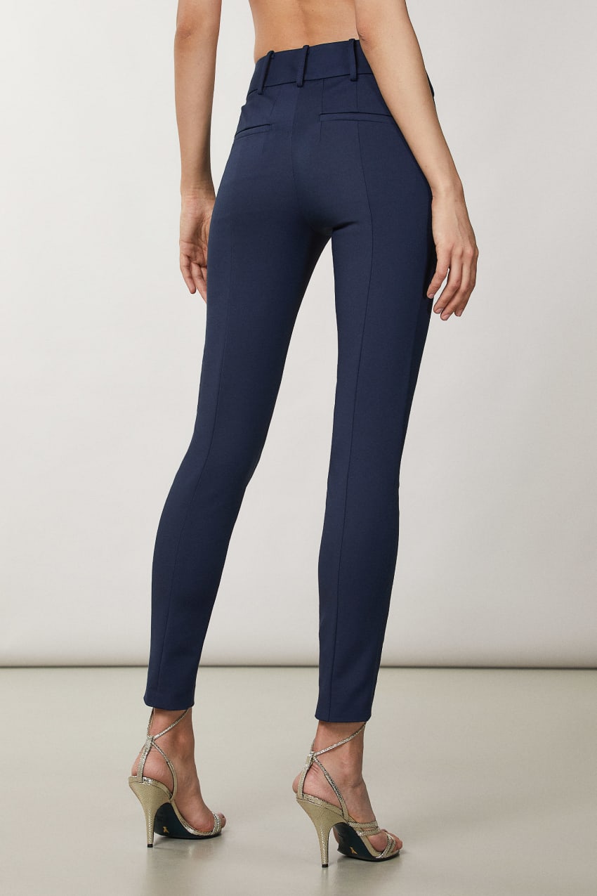 Patrizia Pepe Slim Pants Blau | YEFQTI-693