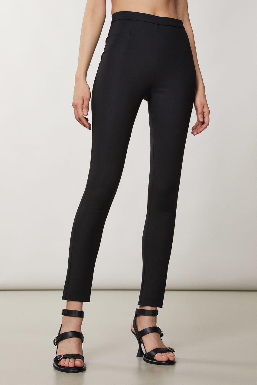 Patrizia Pepe Slim Pants Schwarz | NPJUCQ-021