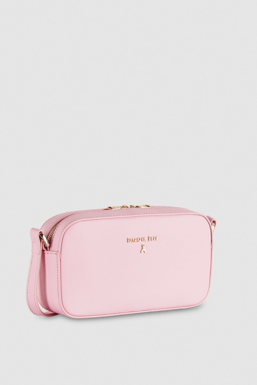 Patrizia Pepe Small Graphic Case Shoulder Bag Rosa | JGVWZC-819