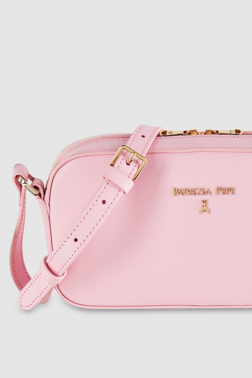 Patrizia Pepe Small Graphic Case Shoulder Bag Rosa | JGVWZC-819