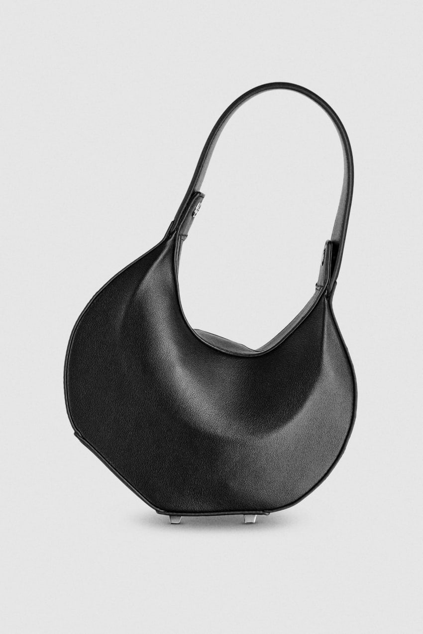 Patrizia Pepe Small Hobo Bangle Bag Schwarz | HKNWCZ-903