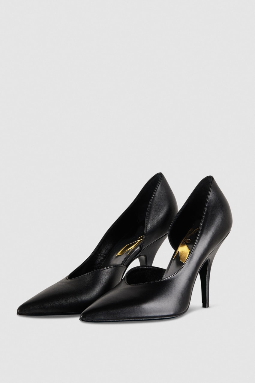 Patrizia Pepe Smooth Leather Pumps Schwarz | RWBSOY-720