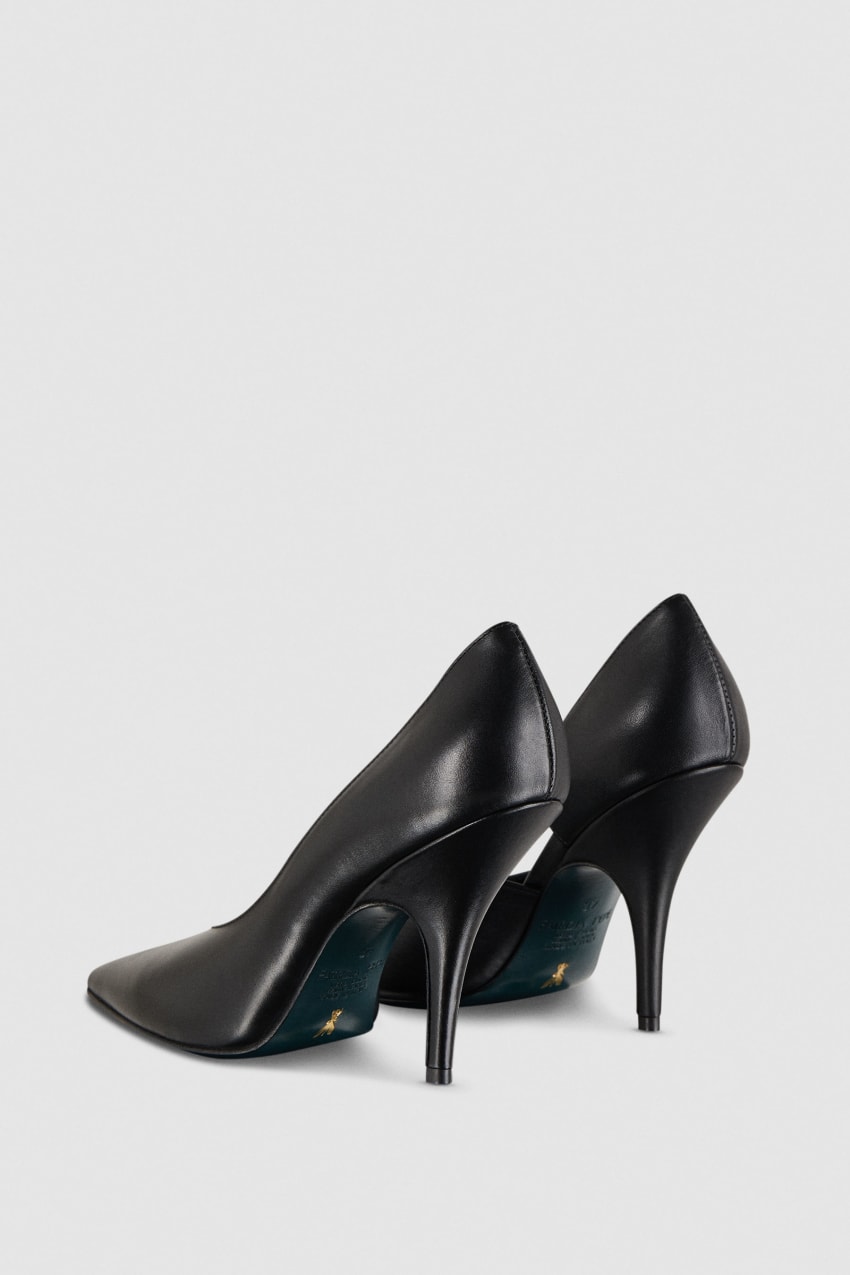 Patrizia Pepe Smooth Leather Pumps Schwarz | RWBSOY-720