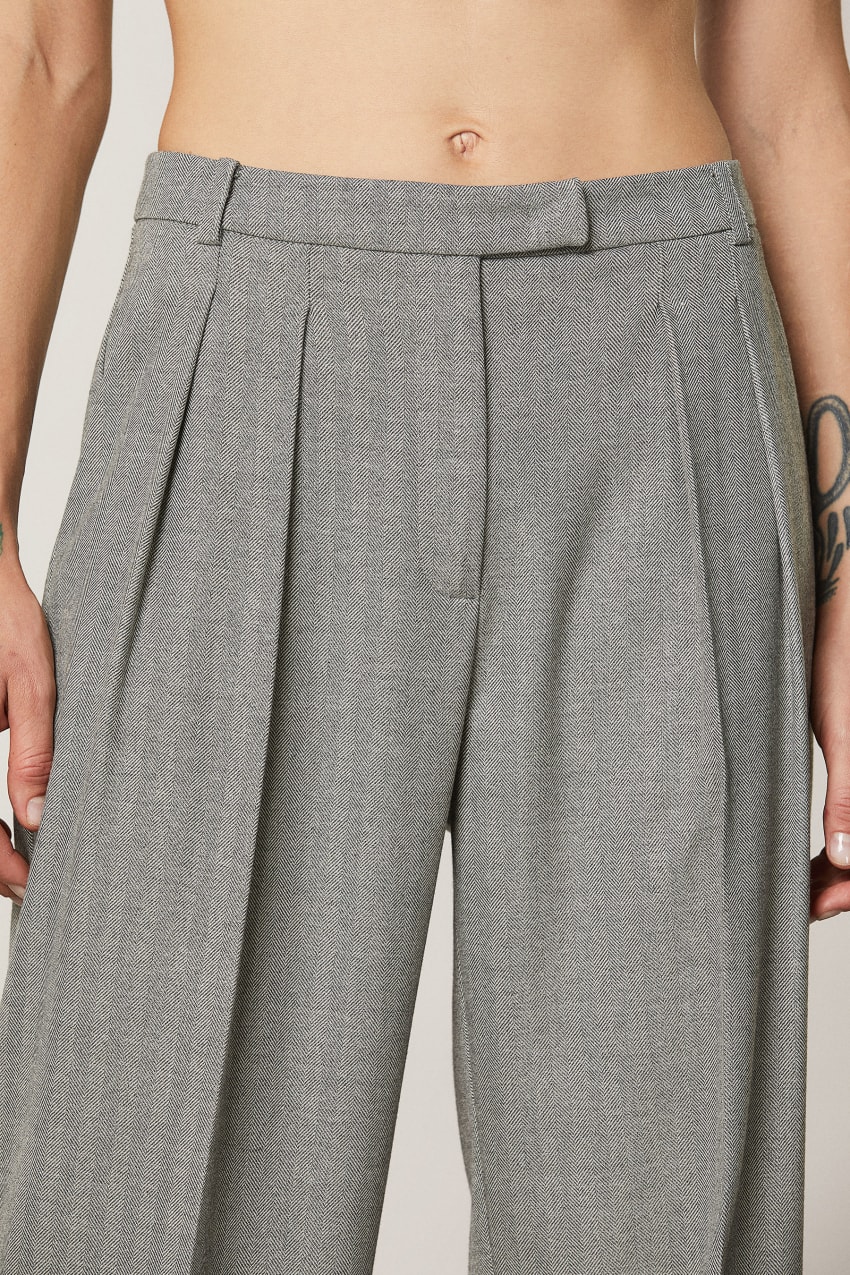 Patrizia Pepe Soft Viscose Pants Grau | QYJLRO-630