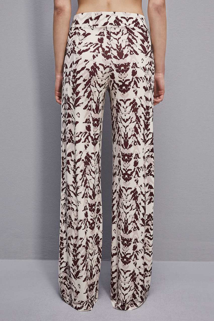 Patrizia Pepe Stretch Jersey Pants With Print Mehrfarbig | OCZFYN-513