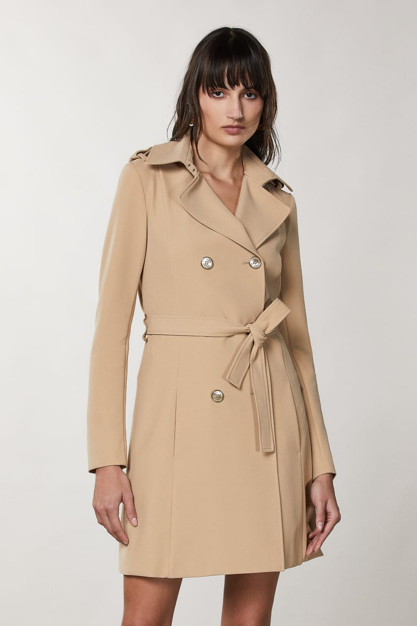 Patrizia Pepe Trench Beige | DZGOWA-786