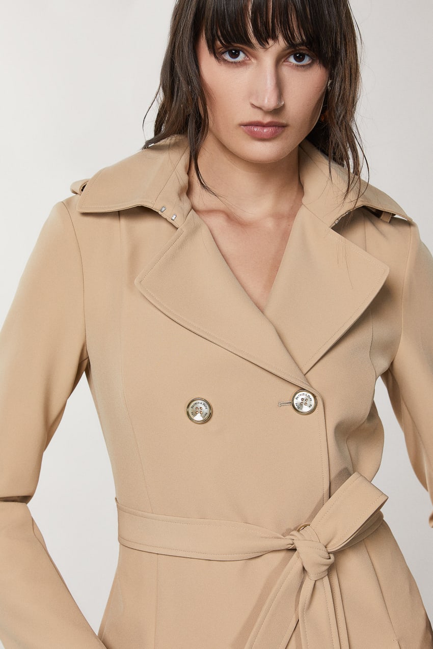 Patrizia Pepe Trench Beige | DZGOWA-786